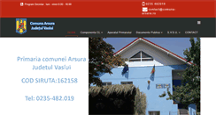 Desktop Screenshot of comuna-arsura.ro
