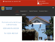 Tablet Screenshot of comuna-arsura.ro